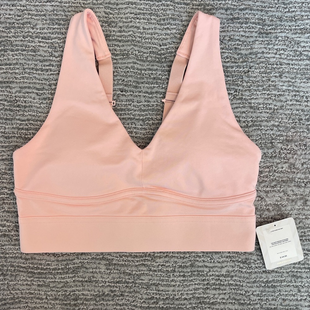 Fabletics Light Pink Sports Bra